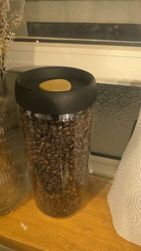 Vakuumforseglet Kaffebønne Oppbevaringskrukke photo review