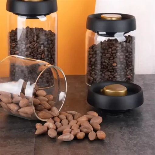 Vakuumforseglet Kaffebønne Oppbevaringskrukke