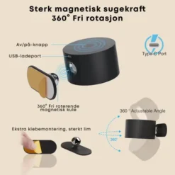 360° Tosidig Magnetisk LED Vegglampe