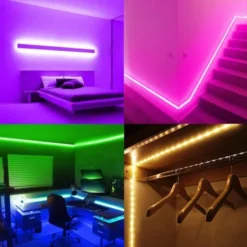 Fargeendrende LED-stripe