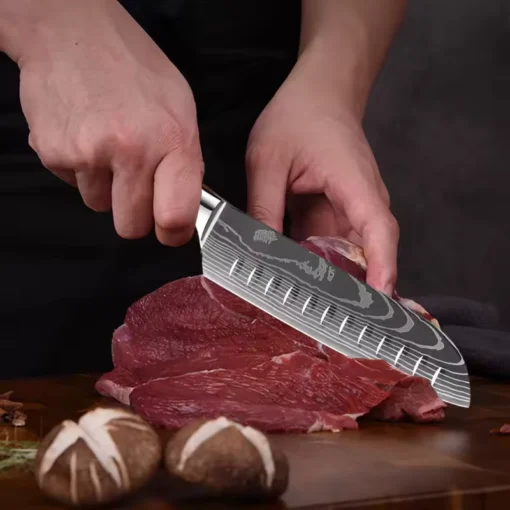 Guanqi Profesjonell Santoku Kokkekniv