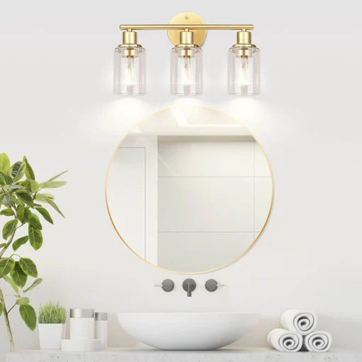 Svart Retro Innendørs Vegglampe for Soverom og Sminkespeil