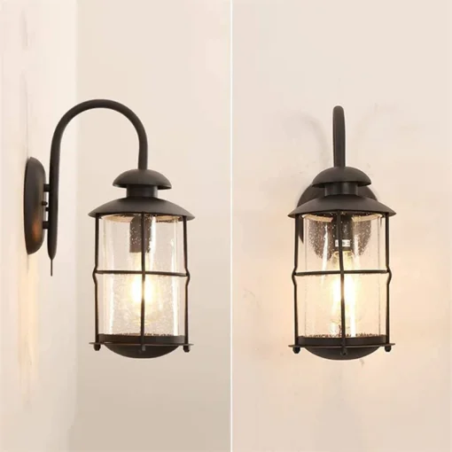 Industriell vanntett utendørs vegglampe