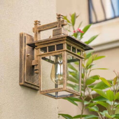 Utendørs vegglampe – vanntett lanterne