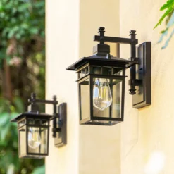 Utendørs vegglampe – vanntett lanterne