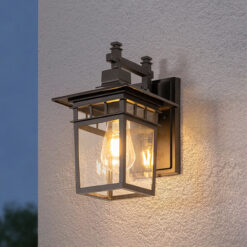 Utendørs vegglampe – vanntett lanterne