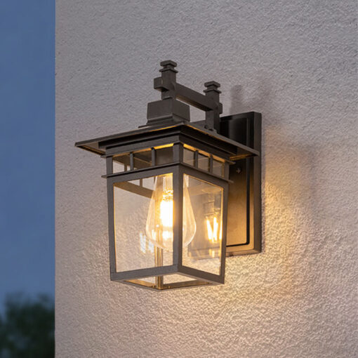 Utendørs vegglampe – vanntett lanterne