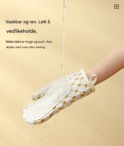 Tykk Varmebestandig Silikonovnhanske (Anti-skli)