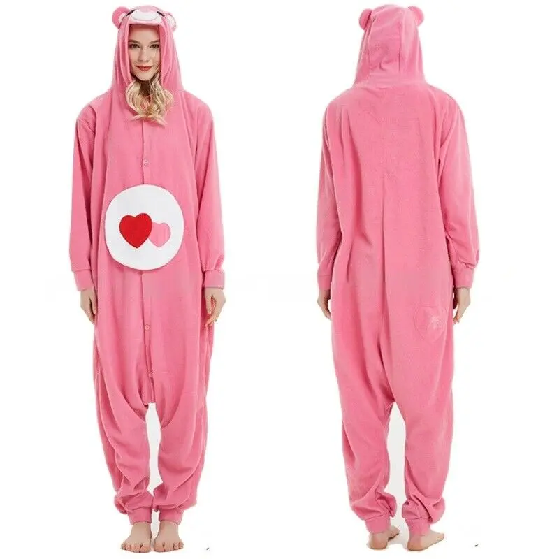 Myk Kosedress (Onesie) med Tegneseriedesign i Polar fleece