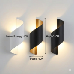 moderne LED vegglampe