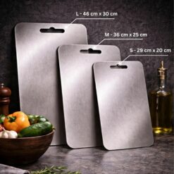 Premium Dobbeltsidig Skjærebrett i Metall