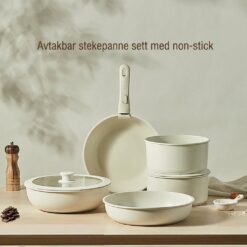 CeraClick Kokesett med Avtakbare Håndtak