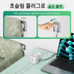 NordiCube Pro strømskinne med 0,7 cm flat plugg