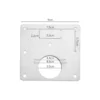 Reparasjonsplate for hengsler 90x90mm 4-pak - Bilde 5