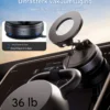 Snanlen 360° Magnetisk Sugekopp Telefonholder - Bilde 5