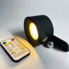 oppladbar LED-vegglampe